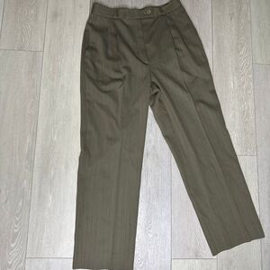 Vintage Bernard zins saks fifth ave women's wool slacks trousers brown size‎ 14